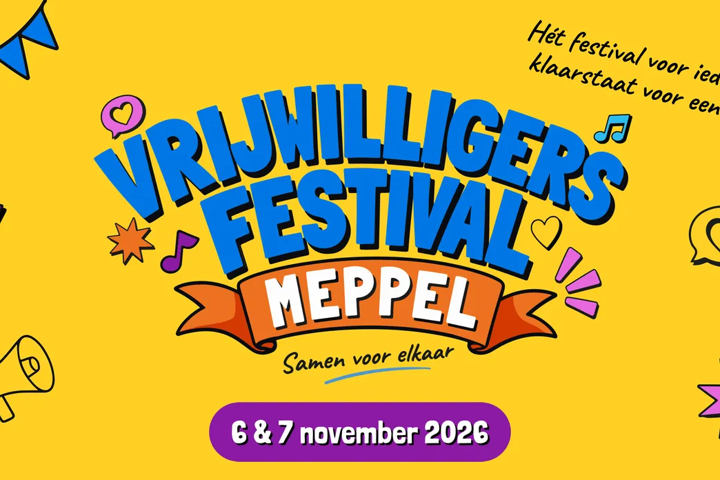 Website banner Vrijwilligers festival
