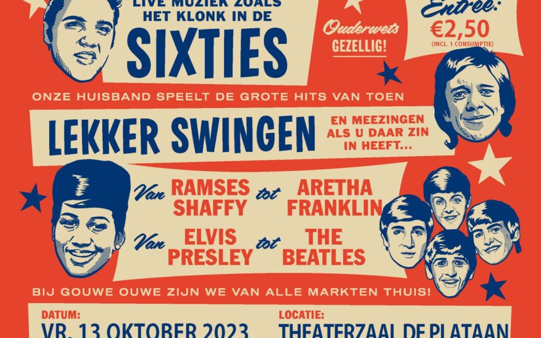 Gouwe Ouwe in De Plataan op 13 oktober!