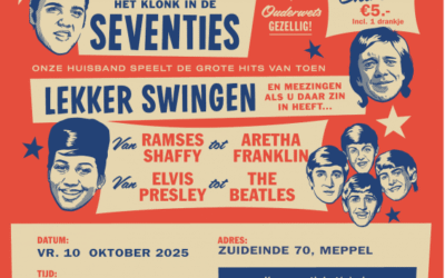 Vrijdag 10 oktober is het tijd voor Gouwe Ouwe!