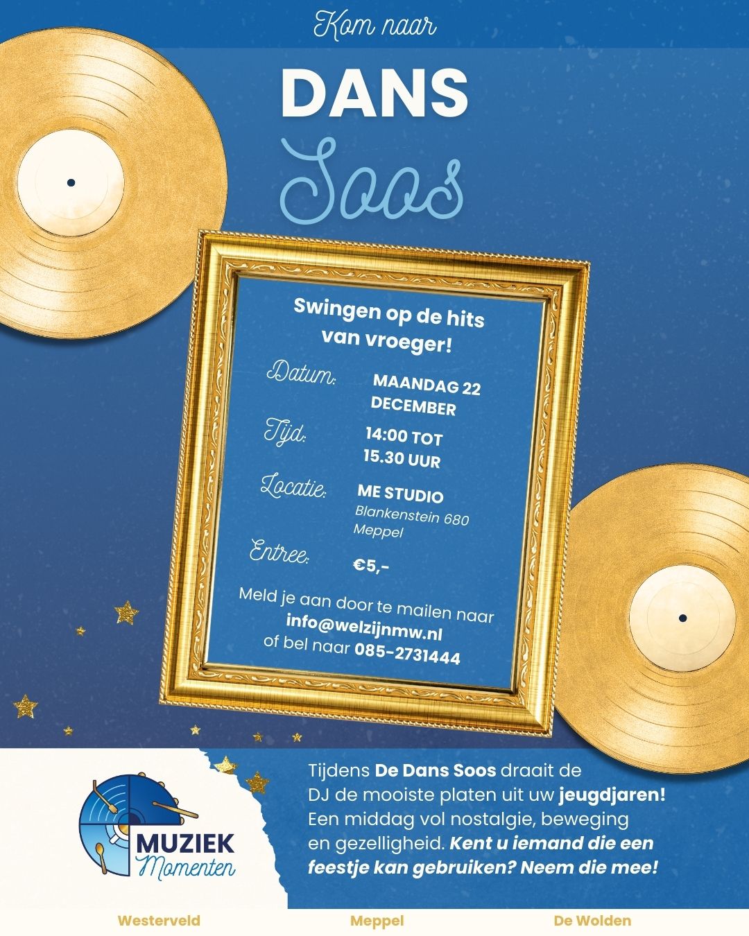 Dans Soos 22 december Muziekmomenten